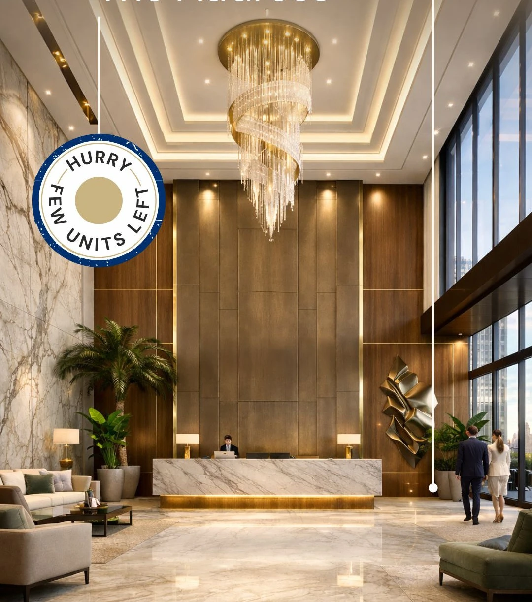 Luxury master bedroom setup with 3-side open balcony view at Emerald Horizon Kanadia Road