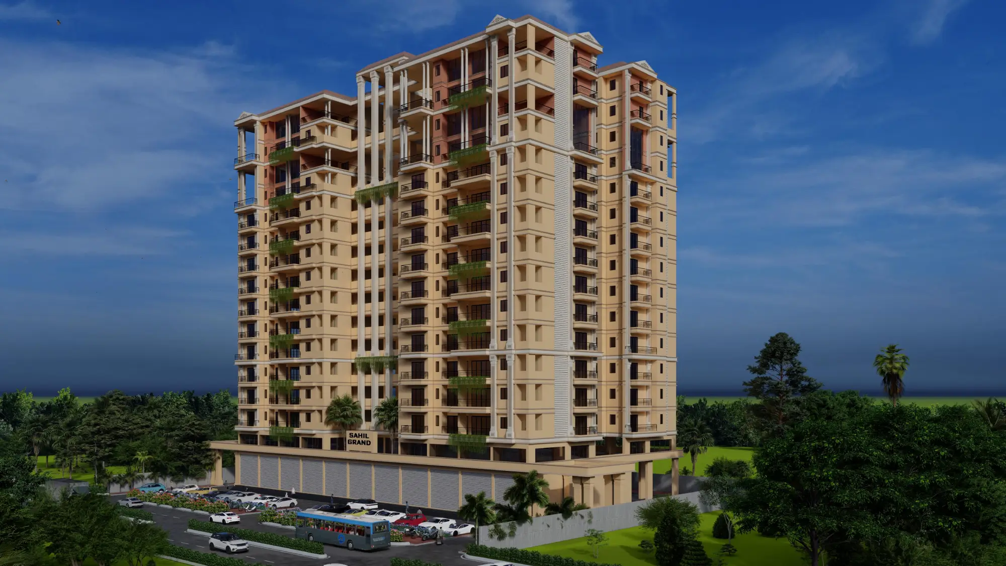Sahil Grand - Luxury Singlex Apartments
