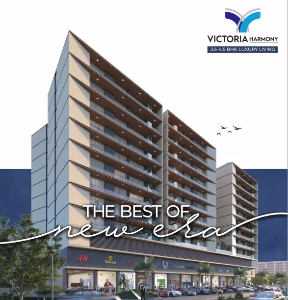 Grand entrance gate and luxury arrival drop off zone at Victoria Harmony Nipaniya Main Road Indore